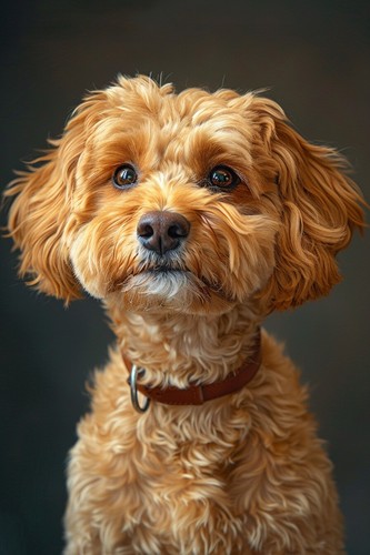 Cute cockapoo dog canvas - cute,