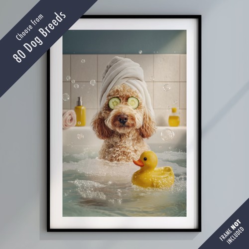 Funny dog bath - funny, –