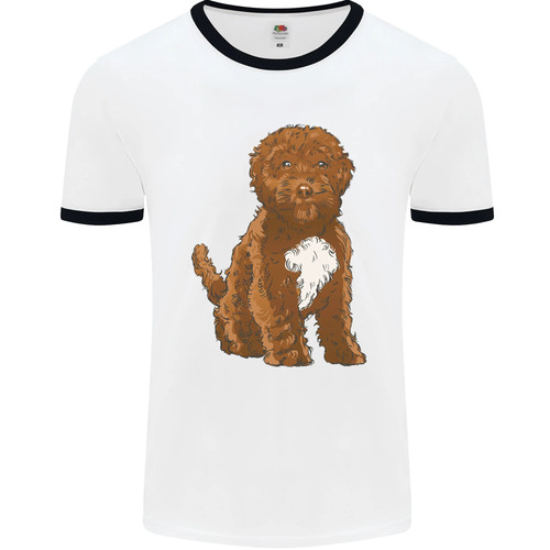 Cockapoo dog mens ringer - mens,