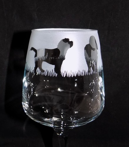 New cockapoo hand etched - new, 'cockapoo'