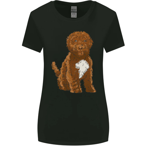 Cockapoo dog womens wider - womens, cut