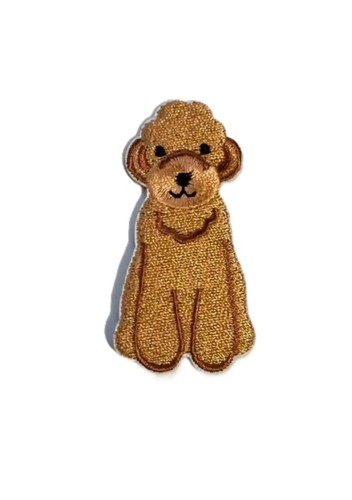 Poodle iron patch cockapoo - iron-on, patch,