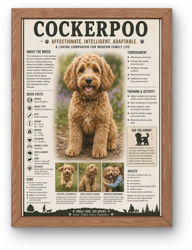 Cockapoo dog breed - cockapoo,