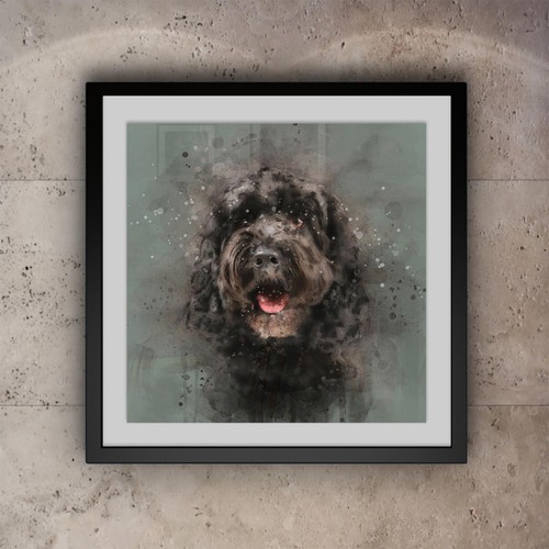 Cockapoo dog wall art - cockapoo,