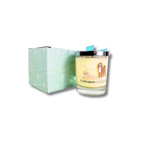 Cockapoo candle gift present - cockapoo,