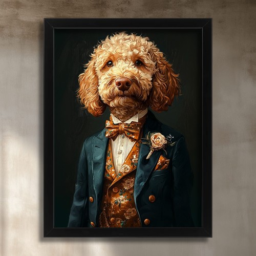 Cockapoo art print - dog, poster